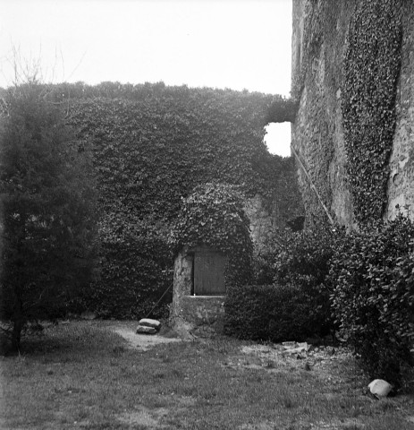 Puygiron. - Façade du château.