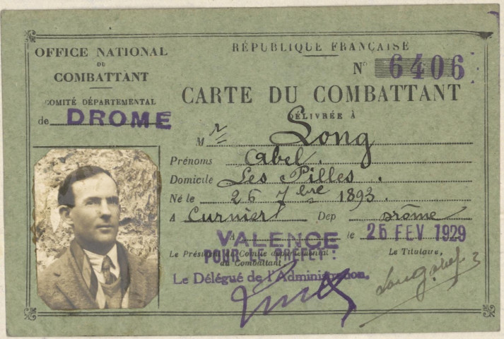 Long, Abel Justin Fernand