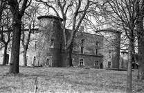 Saint-Vallier. - La façade est côté parc du château.