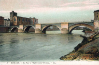 Le Pont Vieux et la collégiale Saint-Barnard.