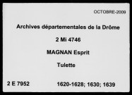 2 janvier 1620-12 avril 1639