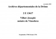 8 septembre 1740-16 mars 1741