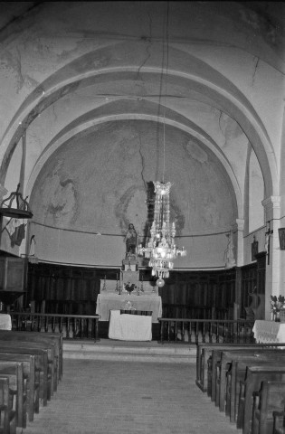 Boulc.- Le chœur de l'église Saint-Martin.