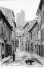 La rue des Alpes et la Tour.