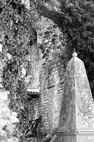 Livron-sur-Drôme.- Vestiges de l'ancienne abbaye et le cimetière.