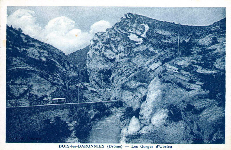 Les gorges d'Ubrieux.