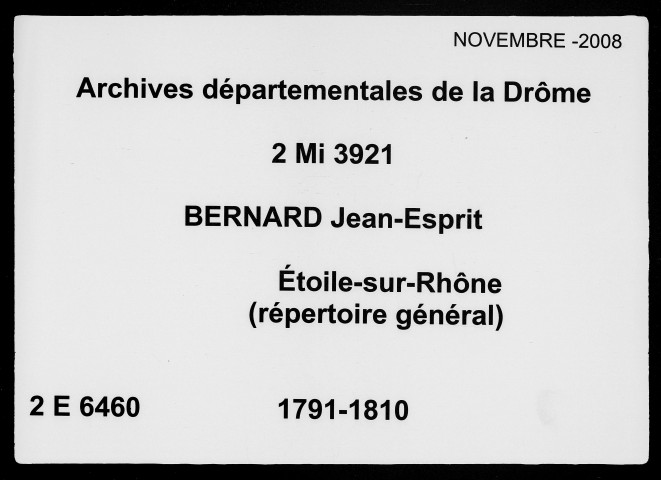 Répertoire général (21 avril 1791-9 décembre 1810).
