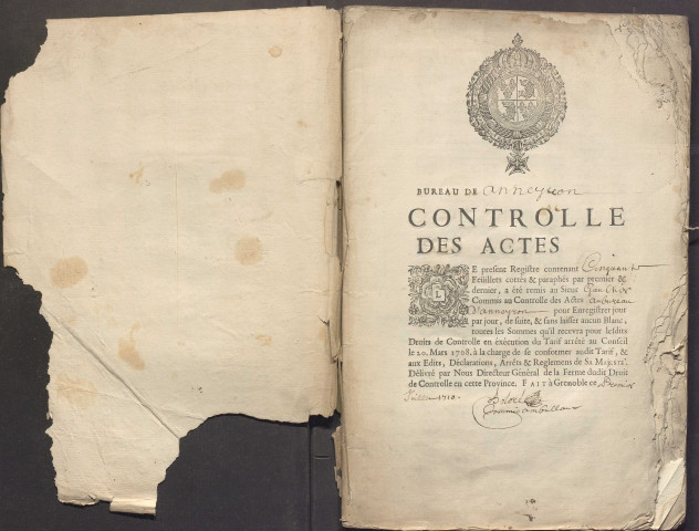 11 février 1710-15 mai 17106 juillet 1710-20 février 1714