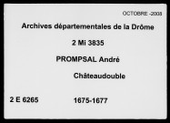 16 octobre 1675-16 décembre 1677