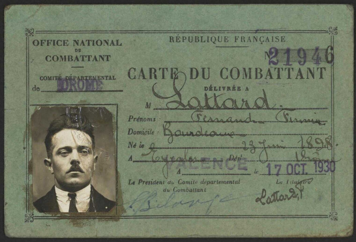 Lattard, Fernand Firmin