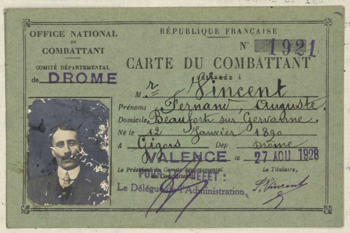 Vincent, Fernand Auguste