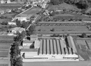 Anneyron.- Vue aérienne de l'usine Lafuma.