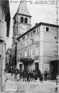 Le clocher de l'église Saint-Blaise vu de Grande Rue.