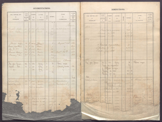 Volume 1 : cases 1-344 (31 décembre 1881).
