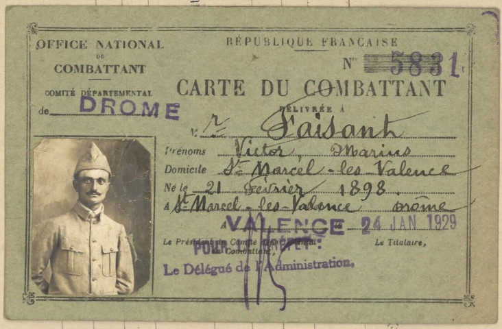 Faisant, Victor Marius