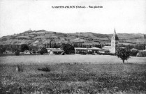 Vue générale du hameau Saint-Martin-des Rosiers.