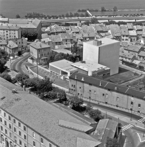 Vue aérienne des Archives départementales de la Drôme.