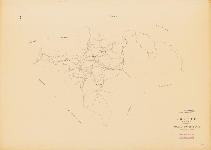 Tableau d'assemblage. 1973.