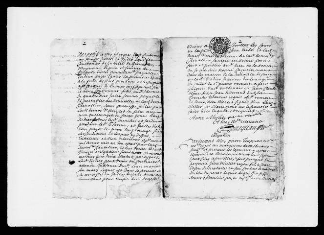 26 mars 1705-14 décembre 1706