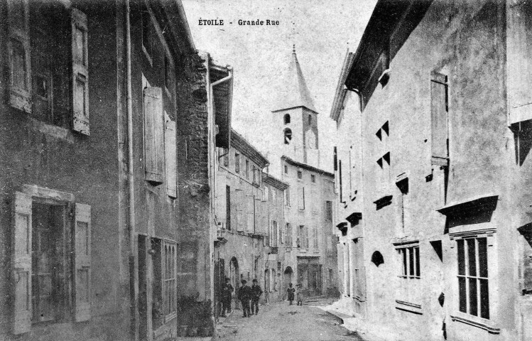 Étoile-sur-Rhône. - Grande Rue.