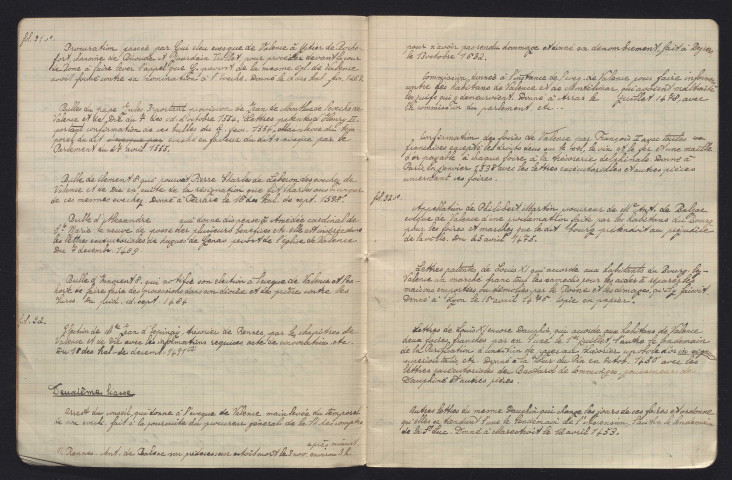 Inventaire des archives.