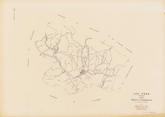 Tableau d'assemblage. 1980.