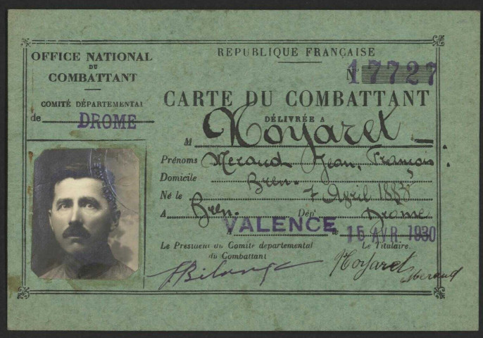 Noyaret, Mérand Jean François