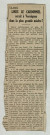  « Louis Le Cardonnel serait à Vernègues dans la plus grande misère ? », rubrique Un Appel, [1931] G. B.