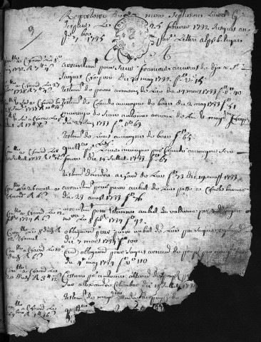 25 février 1732-1er septembre 1735