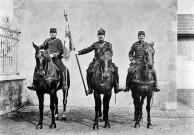 Valence. - L'étendard du 6e Régiment d'Artillerie, caserne Chareton.