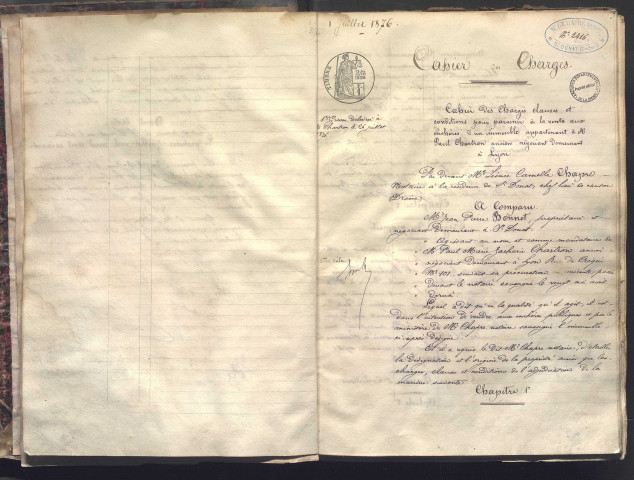 1er juillet-31 décembre 1876