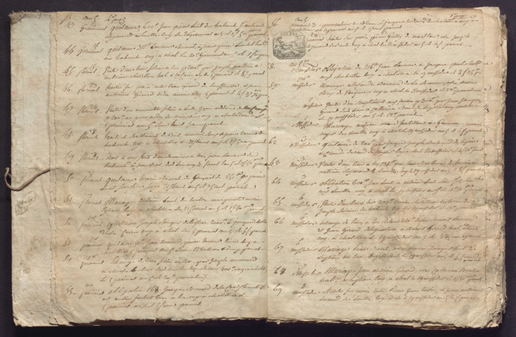 15 vendémiaire-5e jour complémentaire an V