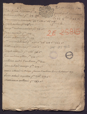 29 octobre 1788-28 juin 1790