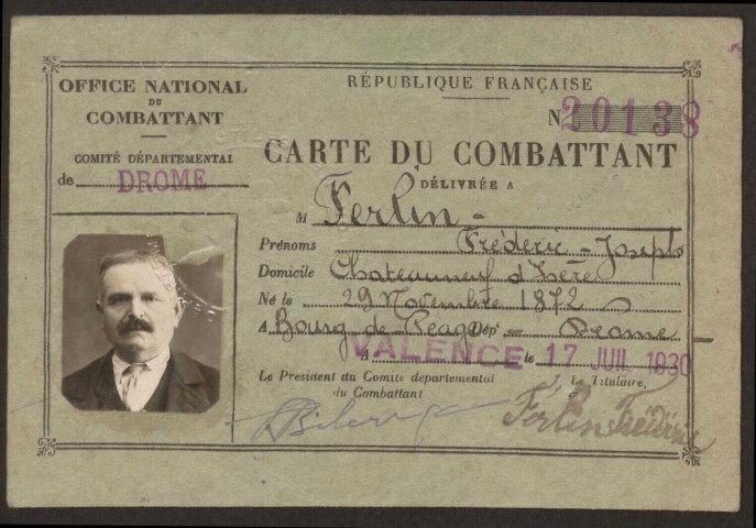 Ferlin, Frédéric Joseph