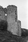 La Charce.- La tour nord-ouest du château.