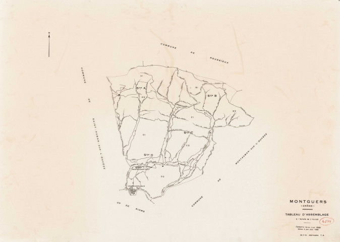 Tableau d'assemblage. 1986.