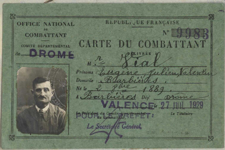 Vial, Eugène Julien Valentin