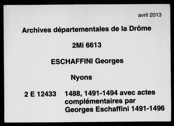 Brouillard (1482-1492).