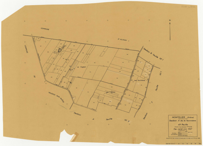 A4, Fauconnières. 1968.