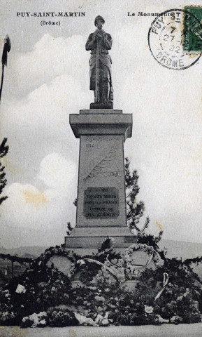 Puy-Saint-Martin.- Le monument aux morts de la première guerre mondiale.