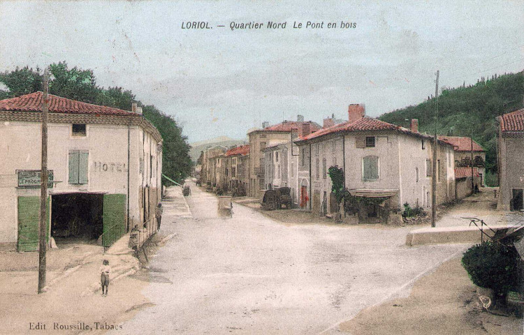 L'actuelle avenue de la République.