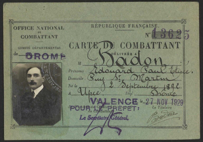 Badon, Édouard Paul Elisée