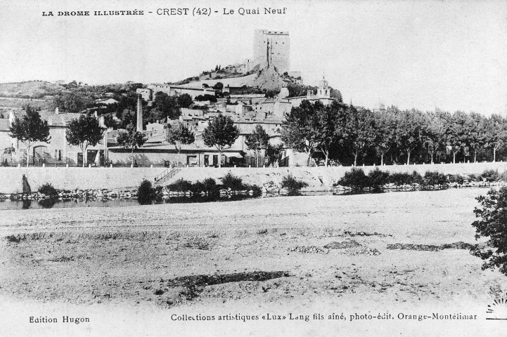 Crest.- Vue générale de la ville.