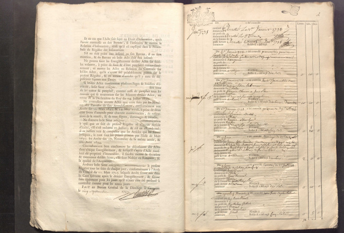 4 janvier 1738-2 octobre 1740