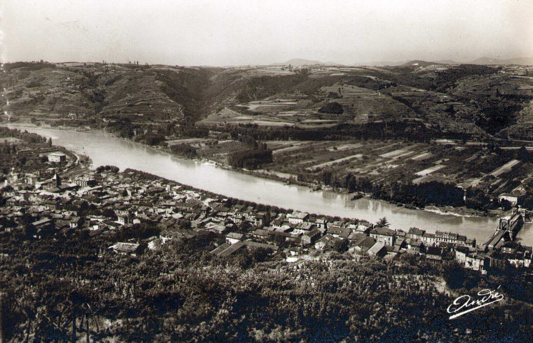 Vue panoramique de la ville.