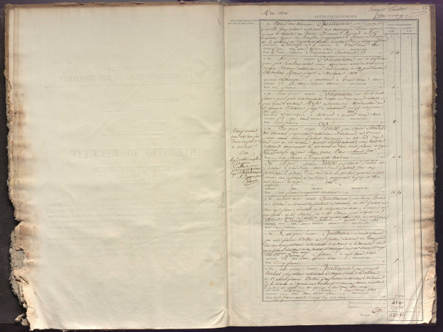 9 mai 1836 - 8 avril 1837