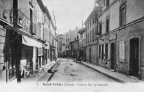 Saint-Vallier.- L'actuelle avenue du Président Wilson.