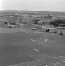 Vue aérienne de l'aérodrome.