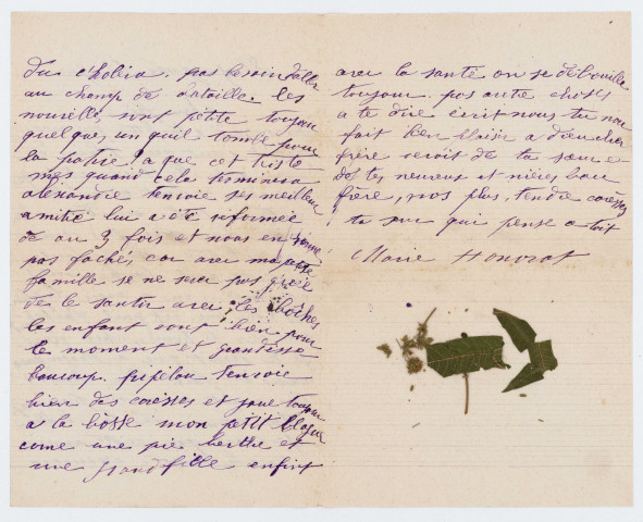 Correspondance adressée à Gustave Fauchier.