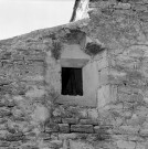 Étoile-sur-Rhône.- Détail de la façade sud de la chapelle des Pénitents Blancs.